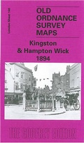 Cover: Kingston and Hampton Wick 1894 - Alan Godfrey Maps