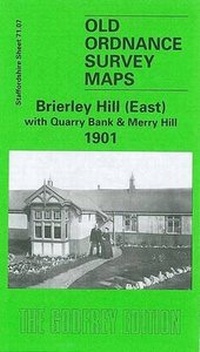 Abbildung von: Brierley Hill (East) with Quarry Bank and Merry Hill 1901 - Alan Godfrey Maps