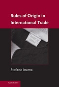 Cover: Rules of Origin in International Trade - Cambridge University Press