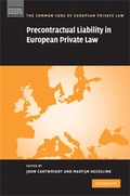 Bild: Precontractual Liability in European Private Law - Cambridge University Press