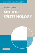 Cover: Ancient Epistemology - Cambridge University Press