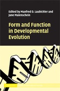 Cover: Form and Function in Developmental Evolution - Cambridge University Press
