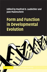 Enlarge image Cover: Form and Function in Developmental Evolution - Cambridge University Press
