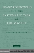 Cover: Franz Rosenzweig and the Systematic Task of Philosophy - Cambridge University Press