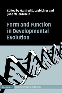 Enlarge image Cover: Form and Function in Developmental Evolution - Cambridge University Press