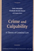 Cover: Crime and Culpability - Cambridge University Press