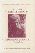 Cover: To Write the Lips of Sleepers - Hebrew Union College Press,U.S.
