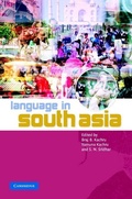 Cover: Language in South Asia - Cambridge University Press