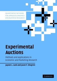 Enlarge image Cover: Experimental Auctions - Cambridge University Press