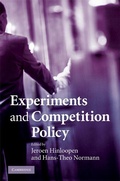 Cover: Experiments and Competition Policy - Cambridge University Press