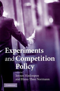 Enlarge image Cover: Experiments and Competition Policy - Cambridge University Press