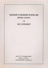 Bild: Vranesh's Colorado Water Law - University Press of Colorado