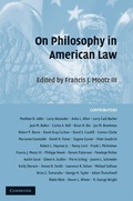 Cover: On Philosophy in American Law - Cambridge University Press