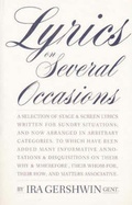 Cover: Lyrics on Several Occasions - Limelight Editions