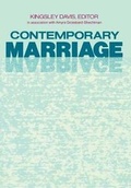 Cover: Contemporary Marriage - Russell Sage Foundation