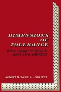 Enlarge image Cover: Dimensions of Tolerance - Russell Sage Foundation
