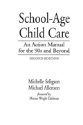 Cover: School-Age Child Care - Praeger Publishers Inc