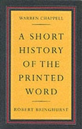 Cover: A Short History of the Printed Word - Hartley & Marks Inc.,U.S.