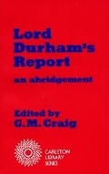Cover: Lord Durham's Report - McGill-Queen's University Press