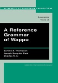 Cover: A Reference Grammar of Wappo - Naval Institute Press