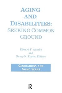 Enlarge image Cover: Aging and Disabilities - Baywood Publishing Company Inc