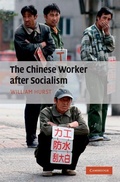 Cover: The Chinese Worker after Socialism - Cambridge University Press
