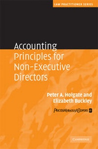 Abbildung von: Accounting Principles for Non-Executive Directors - Cambridge University Press