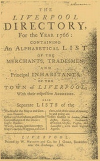Abbildung von: Liverpool Directory for the Year 1766 - Scouse Press