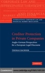 Cover: Creditor Protection in Private Companies - Cambridge University Press