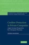 Cover: Creditor Protection in Private Companies - Cambridge University Press