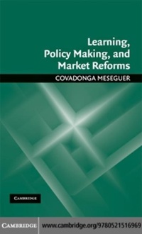 Enlarge image Cover: Learning, Policy Making, and Market Reforms - Cambridge University Press