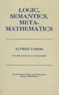 Enlarge image Cover: Logic, Semantics, Metamathematics - Hackett Publishing Co, Inc