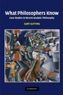 Cover: What Philosophers Know - Cambridge University Press