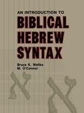 Cover: Introduction to Biblical Hebrew Syntax - Eisenbrauns
