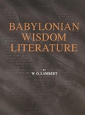 Cover: Babylonian Wisdom Literature - Eisenbrauns