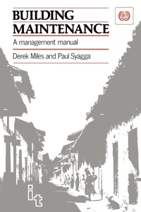 Enlarge image Cover: Building Maintenance - ITDG Publishing