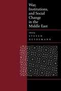 Cover: War, Institutions, and Social Change in the Middle East - Naval Institute Press