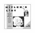 Cover: Hitler's List - An Illustrated Guide to Degenerates - Checkmate Books