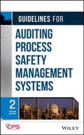 Cover: Guidelines for Auditing Process Safety Management Systems, Second Edition - Wiley