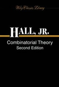 Enlarge image Cover: Combinatorial Theory 2e - Wiley