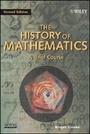 Cover: The History of Mathematics - A Brief Course 2e - Wiley