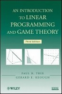 Enlarge image Cover: Introduction to Linear Programming and Game Theory ,Third Edition - Wiley