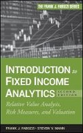 Cover: Introduction to Fixed Income Analytics, Second Edi tion: Relative Value Analysis, Risk Measures, and Valuation - Wiley