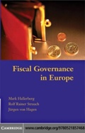 Cover: Fiscal Governance in Europe - Cambridge University Press