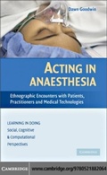 Cover: Acting in Anaesthesia - Cambridge University Press