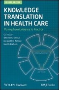 Cover: Knowledge Translation in Health Care - Moving from Evidence to Practice 2e - Wiley