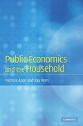 Cover: Public Economics and the Household - Cambridge University Press