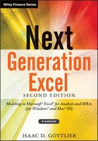 Enlarge image Cover: Next Generation Excel - Wiley