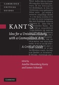 Cover: Kant's Idea for a Universal History with a Cosmopolitan Aim - Cambridge University Press