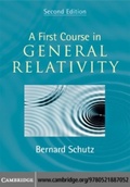 Cover: A First Course in General Relativity - Cambridge University Press
